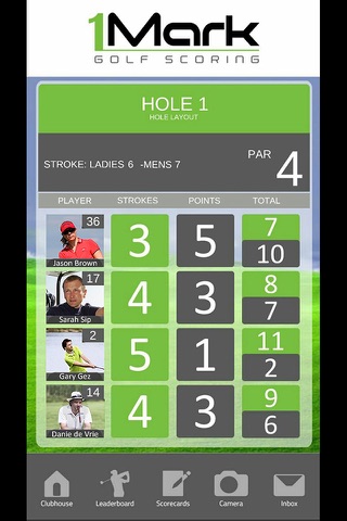 1Mark Golf Scoring screenshot 2