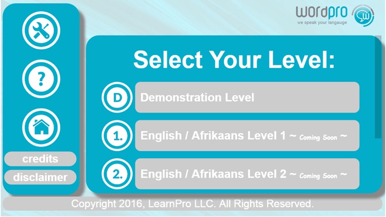 WordPro English / Afrikaans