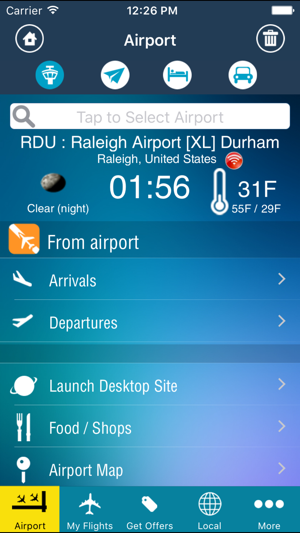 Raleigh Airport Pro (RDU) + Flight Track