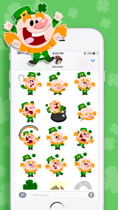 How to cancel & delete Luck of the Irish Animated Stickers from iphone & ipad 2