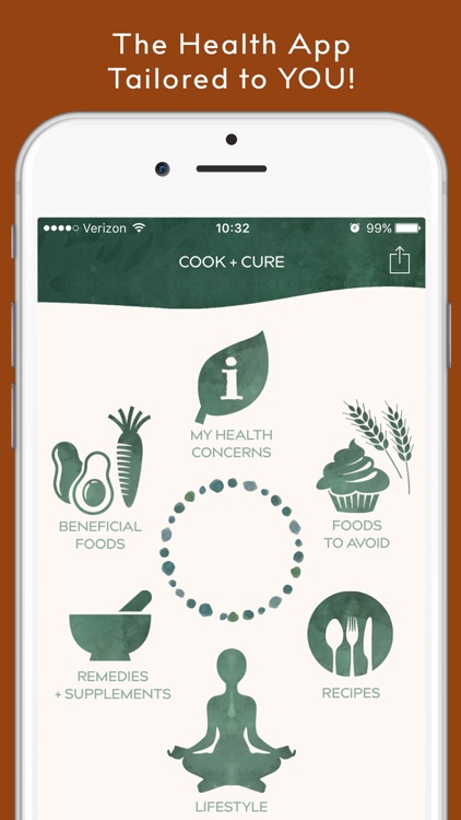 COOK + CURE | Nutrition,Herbs & Natural Health App screenshot-0