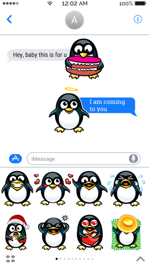 Penguin Emoji Stickers(圖3)-速報App