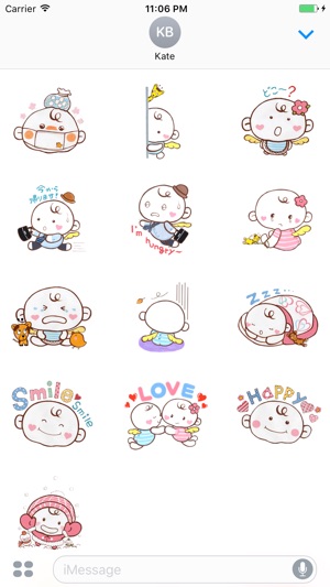 Zuri The Pretty Baby Angel Stickers(圖3)-速報App