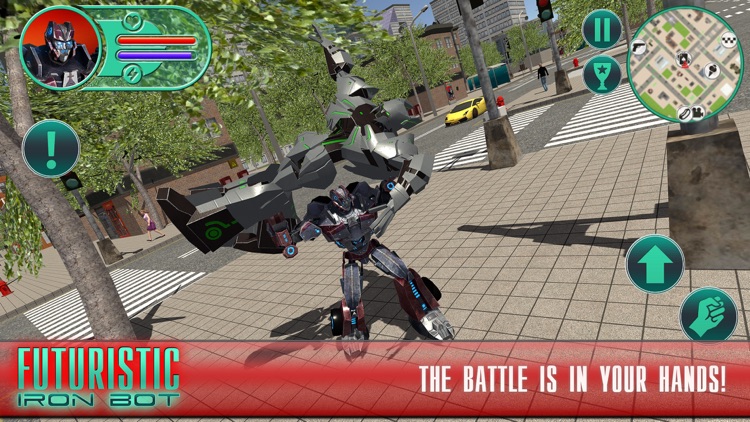 Futuristic Iron Bot screenshot-3