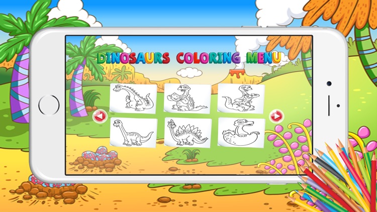 Educational Dinosaurs Activities Coloring Pages