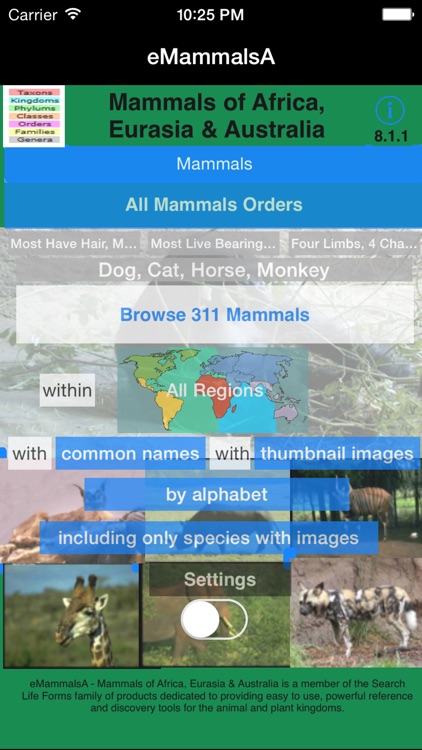 Mammals of Africa, Eurasia & Australia - Old World