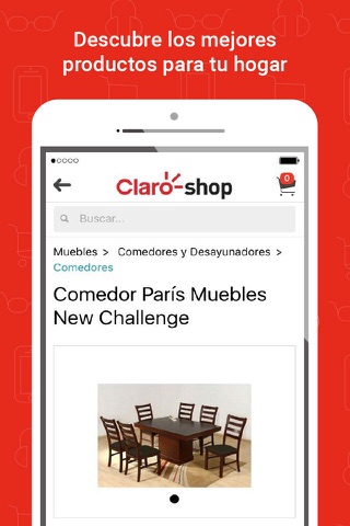 Claro shop screenshot 2