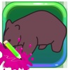 Bear - Zoo Coloring Game for Kids