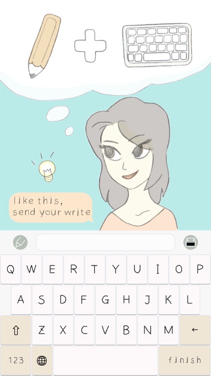 iHandwriting Keyboard screenshot-0