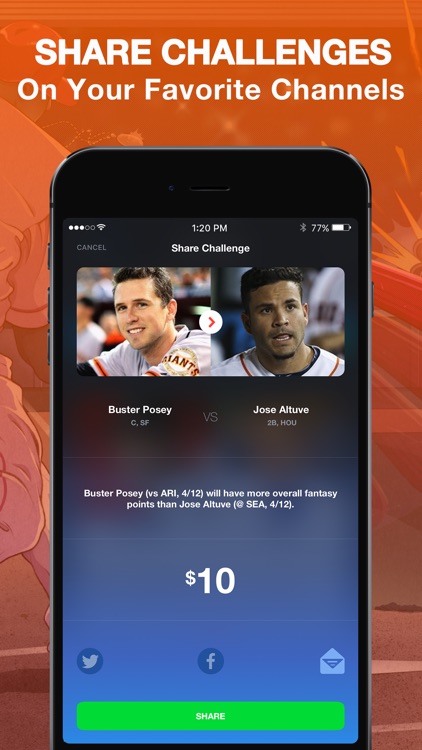 No Halftime - One on One Fantasy Sports Matchups screenshot-4