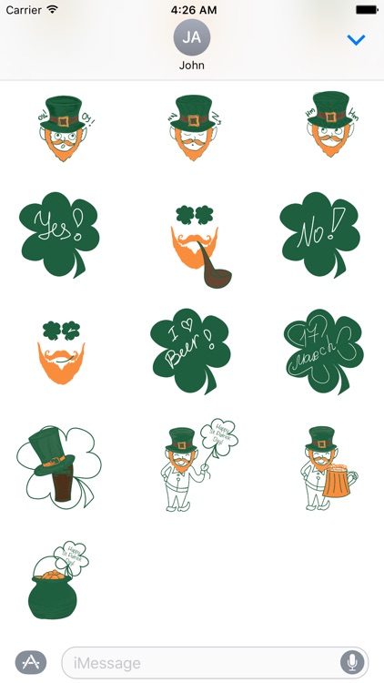 It's St. Patrick's Day! Stickers screenshot-4