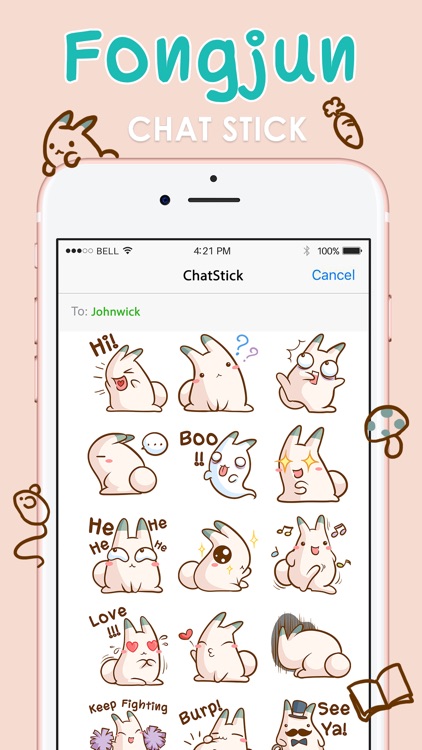 Fongjun Stickers Emoji Keyboard By ChatStick