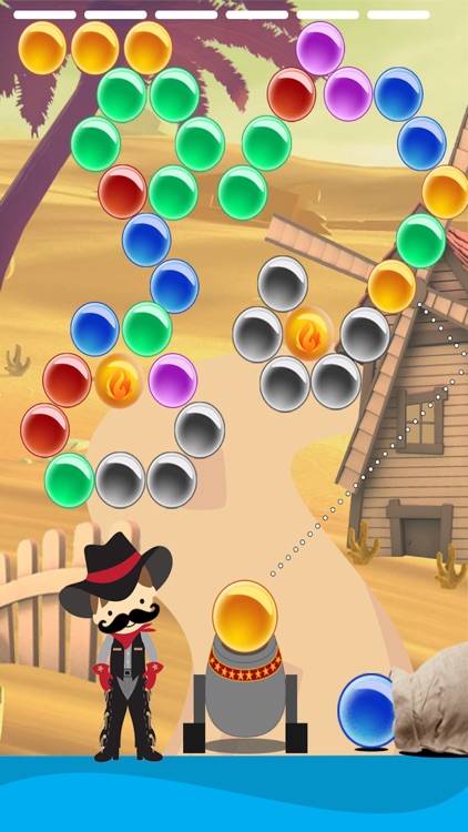 Bubble Shooter Cowboy