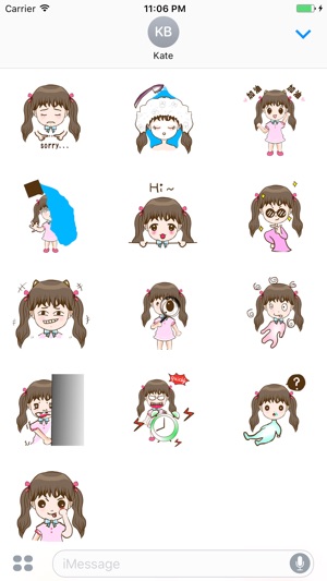 Selena The Naughty Girl English Stickers(圖3)-速報App