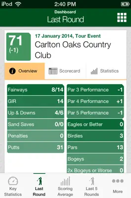 Game screenshot Golf Stats apk