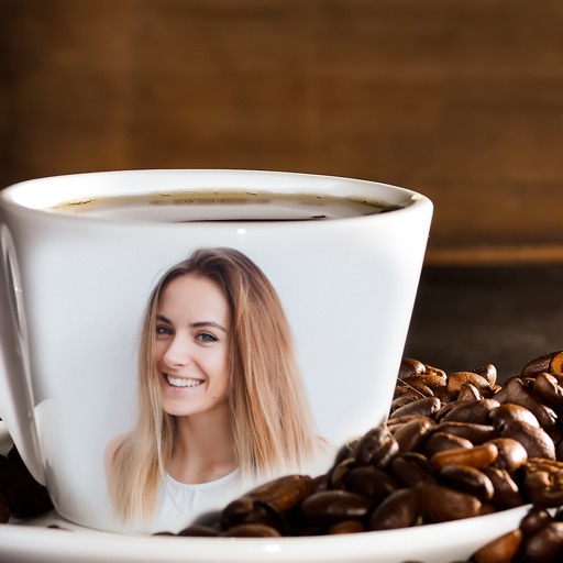 Coffee Cup Photo Frame Editor icon