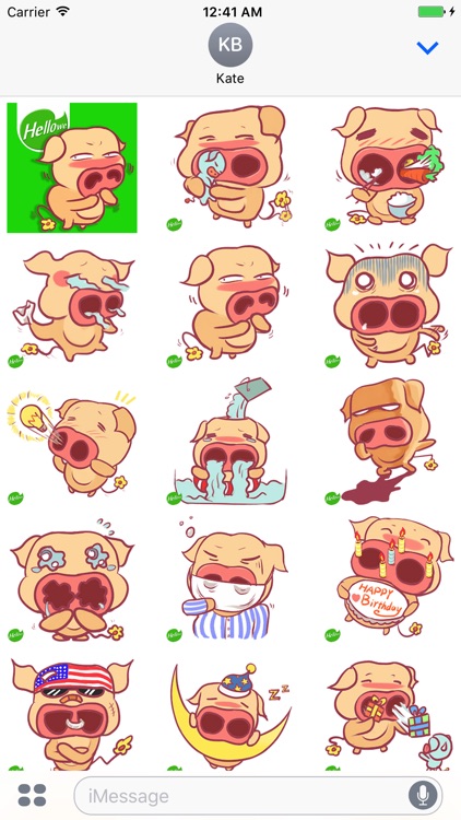 Hellowe Stickers: Big Nose Piggy screenshot-4