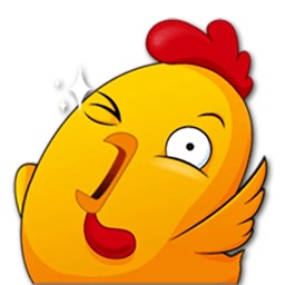 Funny Chicken Stickers