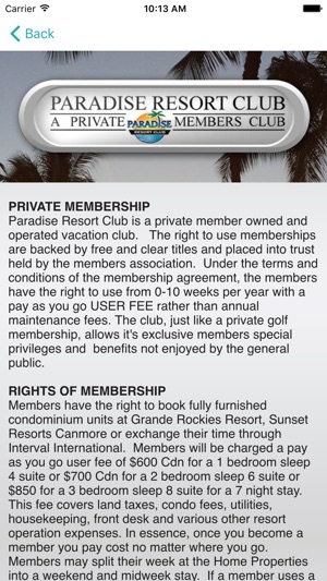 Paradise Resort Club Canmore(圖3)-速報App