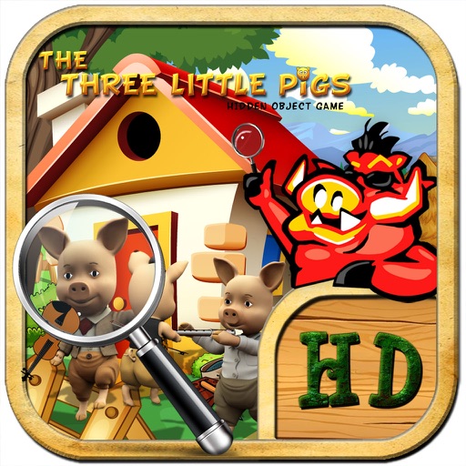 Three Little Pigs Hidden Objects Secret Mystery iOS App