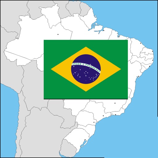Estados do Brasil - capitais, badeiras, mapa Icon