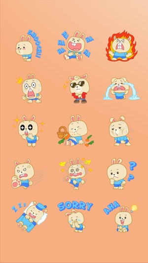 LIttle Bunny Sticker(圖4)-速報App