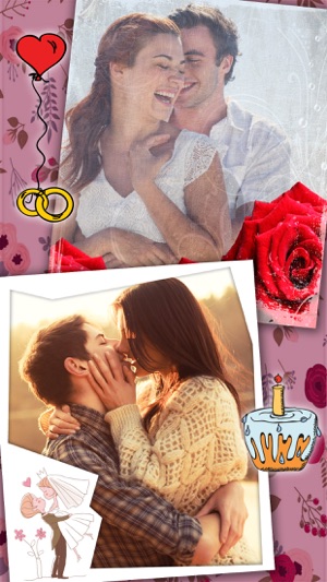 Wedding frames – romantic love photo album editor(圖2)-速報App