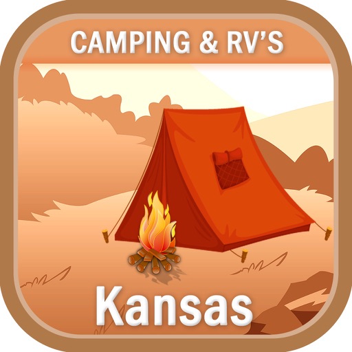 Kansas Campgrounds & Hiking Trails Offline Guide icon