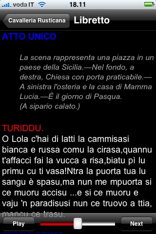 Opera: Cavalleria Rusticana screenshot 2