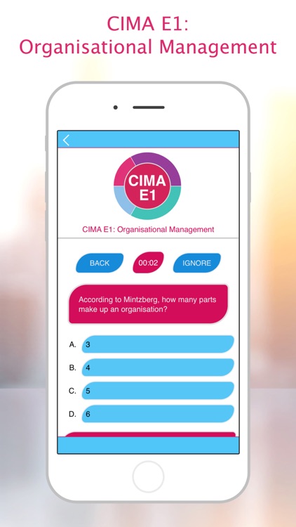 CIMA E1: Organisational Management