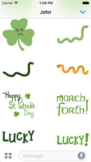 Shamrock Smiles Sticker Pack(圖4)-速報App