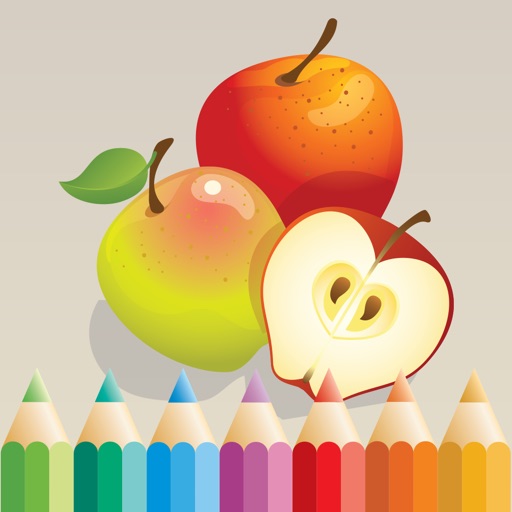 图画书游戏有很多图片，如苹果，香蕉，葡萄，柠檬，梨，草莓：水果和蔬菜的幼儿和儿童。logo