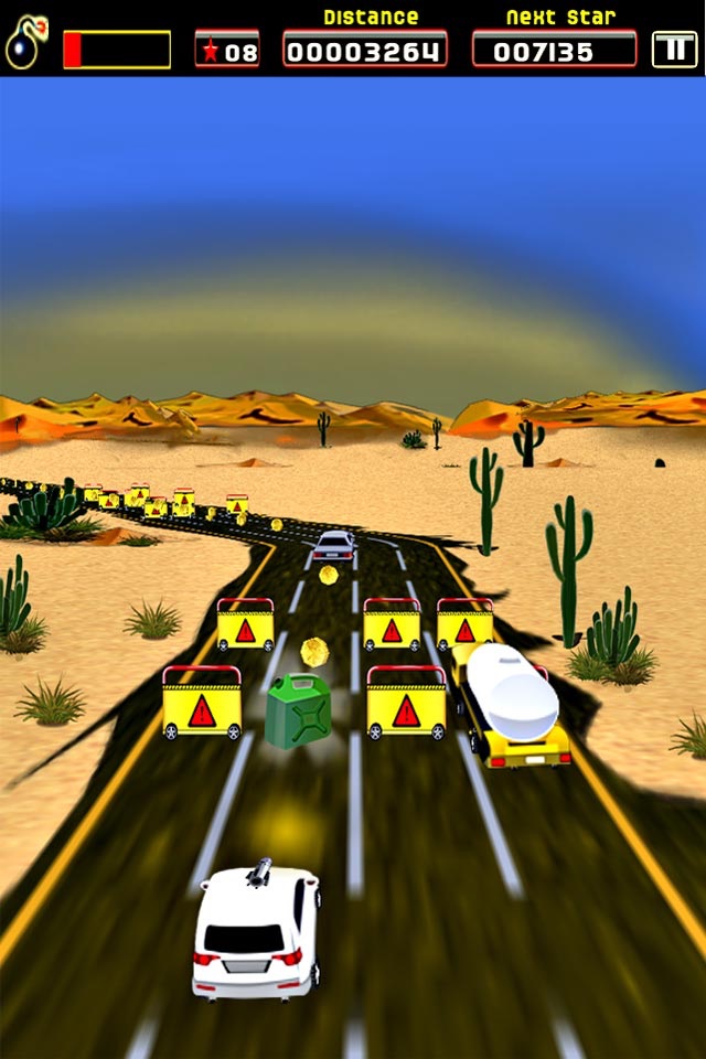 Sane Lane - Car Race, Time bomb screenshot 3