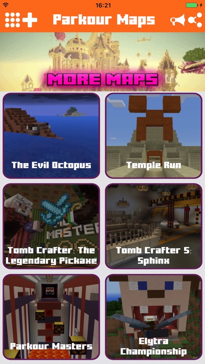 Parkour Maps for Minecraft PE Pocket Edition !
