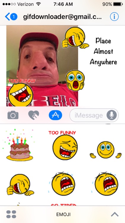 Animated Emoji Emoticons Fun Stickers for iMessage screenshot-3