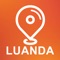 Luanda, Angola Offline Car GPS Navigation developed by DuncanCartography Inc 