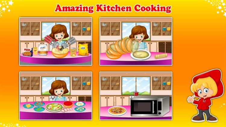 Pizza Burger & Drinks Maker -Cooking fun games screenshot-3