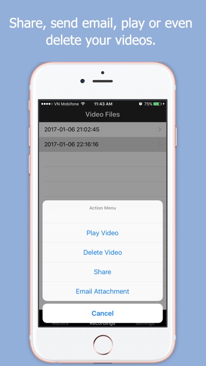 Video Record,Edit And Share Your Video screenshot-4