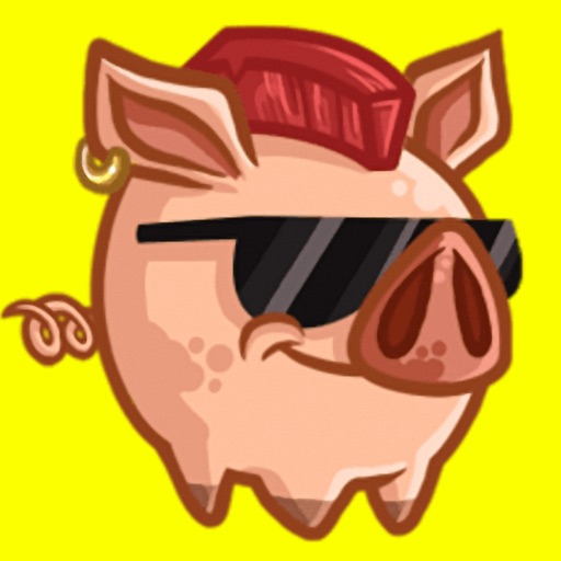 Mr Piggy - Cute pig stickers for iMessage iOS App