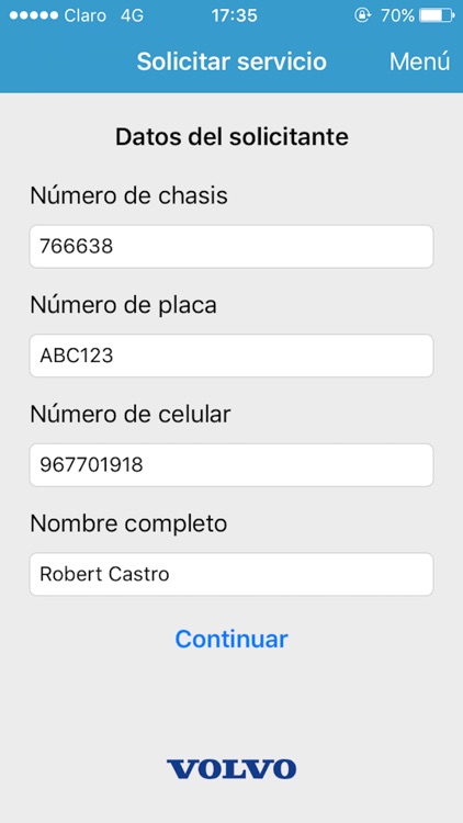 Volar - Asistencia en Ruta