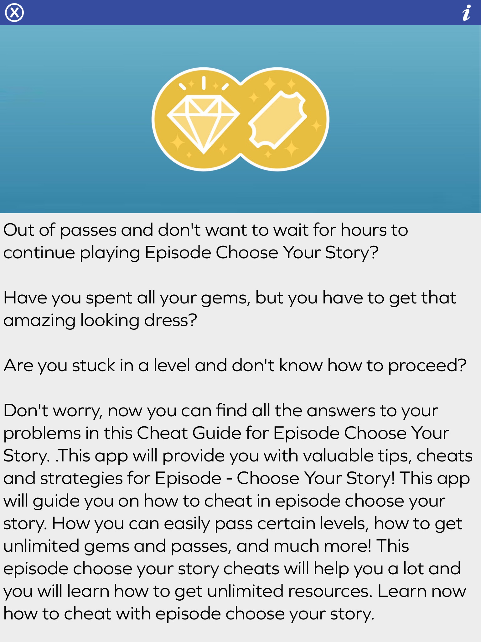 Passes & Gems Cheats for Episode Choose Your Story screenshot 2