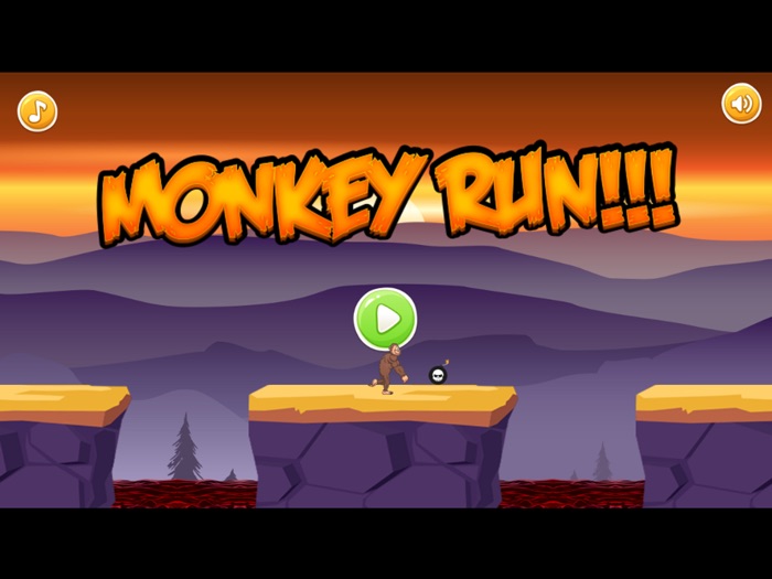 ランニングゲーム モンキー 走る ジャンプ ゲーム 冒険 無料