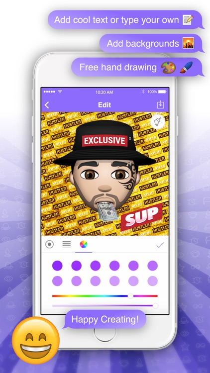 Moji Edit- Your Custom Emoji Avatar Face screenshot-4