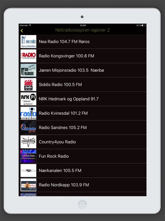 Radio Norge - Norske Internet Radio FM / Nettradio screenshot 4