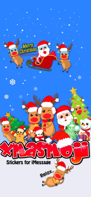 Xmasmoji Stickers for iMessage(圖1)-速報App