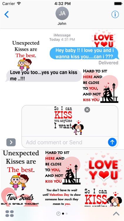 Love Quotes Stickers pack screenshot-0