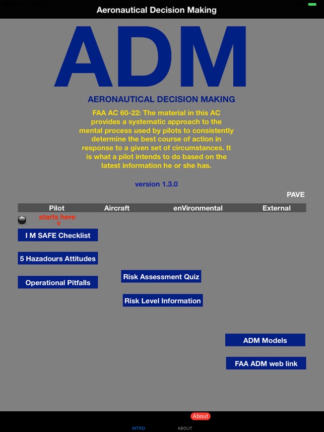 ADM Aeronautical Decision Making