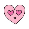 Lovely Heart Smiley ANIMATED Stickers For V Day