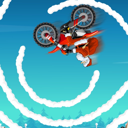 Crazy Santa Moto-cross Stunts : Bike Racing Games icon