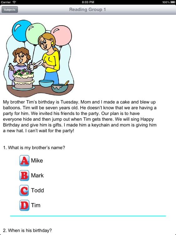 2nd Grade Reading Comprehension screenshot-3